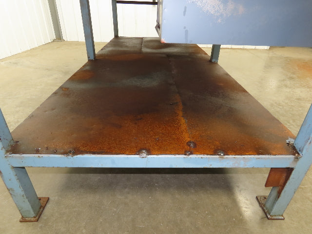 1/2" Top Steel Fabrication Welding Layout Table Work Bench 96"x48" W/ 6" Vise