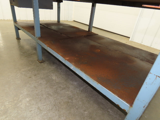 1/2" Top Steel Fabrication Welding Layout Table Work Bench 96"x48" W/ 6" Vise