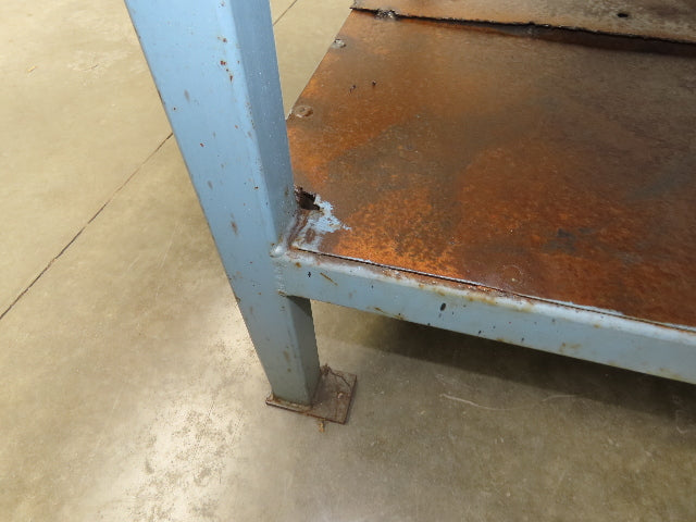 1/2" Top Steel Fabrication Welding Layout Table Work Bench 96"x48" W/ 6" Vise