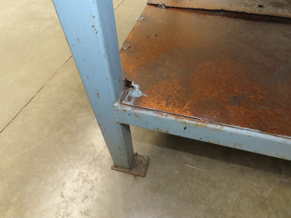 1/2" Top Steel Fabrication Welding Layout Table Work Bench 96"x48" W/ 6" Vise