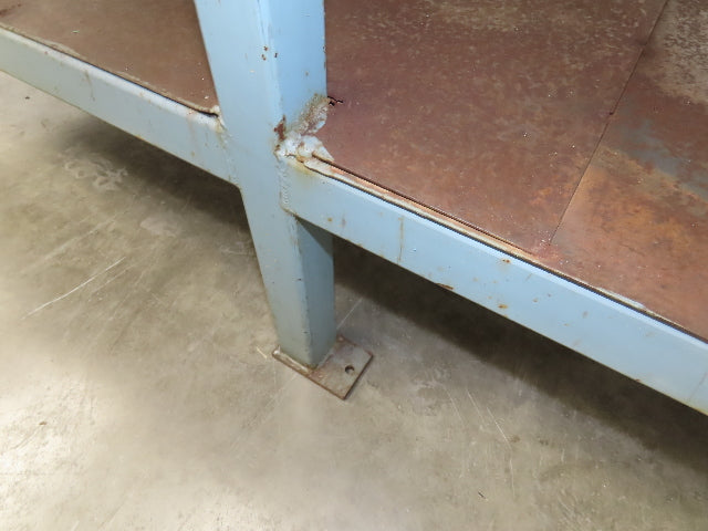 1/2" Top Steel Fabrication Welding Layout Table Work Bench 96"x48" W/ 6" Vise