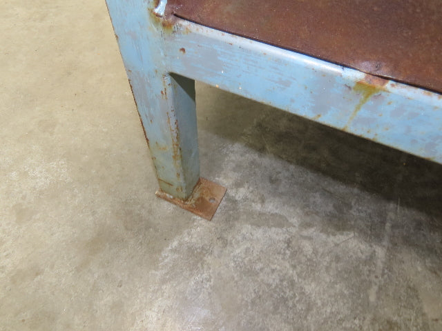 1/2" Top Steel Fabrication Welding Layout Table Work Bench 96"x48" W/ 6" Vise