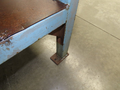 1/2" Top Steel Fabrication Welding Layout Table Work Bench 96"x48" W/ 6" Vise
