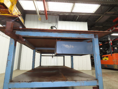1/2" Top Steel Fabrication Welding Layout Table Work Bench 96"x48" W/ 6" Vise