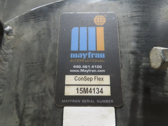 Mayfran ConSep Flex Dual Belt Chip Conveyor Magnetic Bed Scraper Chain w/Filter