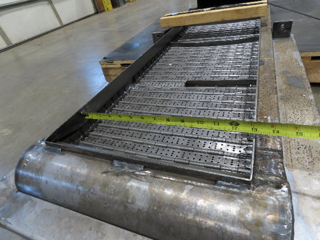 Mayfran ConSep 2000 Hinge Belt Chip Conveyor 13"Belt 73"Infeed 10' 6"L 230V