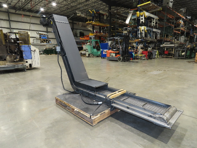 Mayfran ConSep 2000 Hinge Belt Chip Conveyor 13"Belt 73"Infeed 10' 6"L 230V