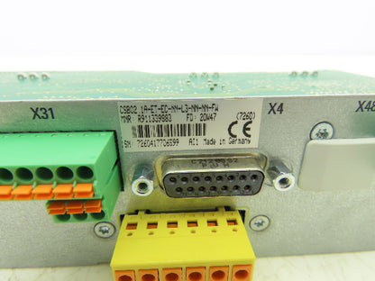 Rexroth CSB02.1A-ET-EC-NN-L3-NN-NN-FW SERCOS Servo Controller Ethernet Interface