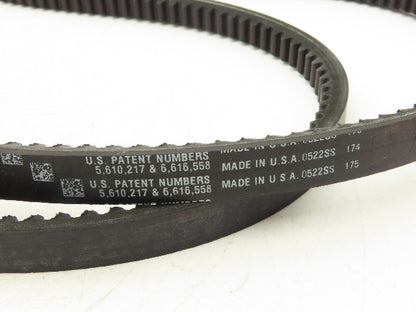 Gates BX57 Tri-Power Notched Cogged V-Belt BX 21/32" x 60"L  Lot of 6