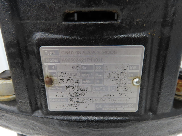 Grundfos CR10-08 A-A-A-E-HQQE Centrifugal Inline Pump 5.5kw 480V 3PH 201 L/min