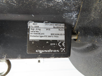 Grundfos CR10-08 A-A-A-E-HQQE Centrifugal Inline Pump 5.5kw 480V 3PH 201 L/min