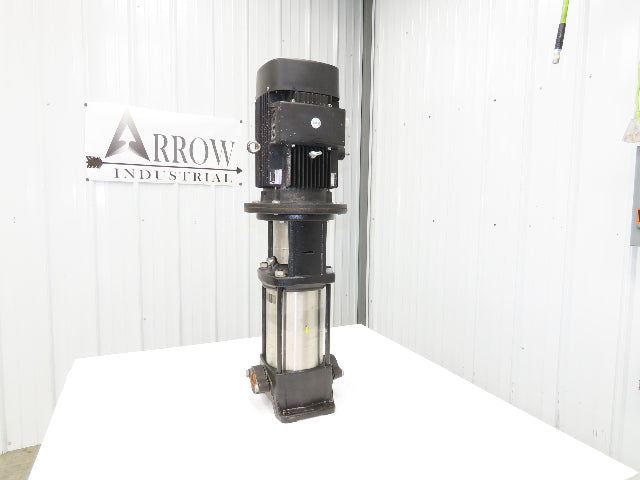 Grundfos CR10-08 A-A-A-E-HQQE Centrifugal Inline Pump 5.5kw 480V 3PH 201 L/min