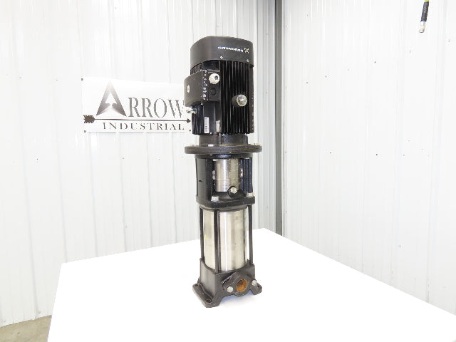 Grundfos CR10-08 A-A-A-E-HQQE Centrifugal Inline Pump 5.5kw 480V 3PH 201 L/min