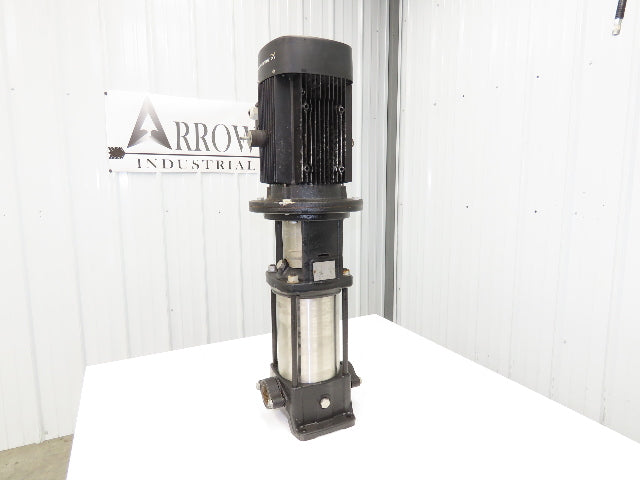Grundfos CR10-08 A-A-A-E-HQQE Centrifugal Inline Pump 5.5kw 480V 3PH 201 L/min