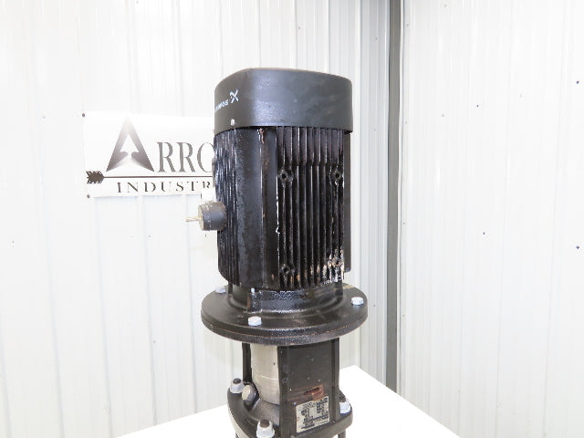 Grundfos CR10-07 A-A-A-E-HQQE Centrifugal Inline Pump 5.5kw 480V 3PH 201 L/min