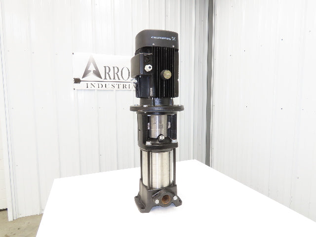 Grundfos CR10-07 A-A-A-E-HQQE Centrifugal Inline Pump 5.5kw 480V 3PH 201 L/min
