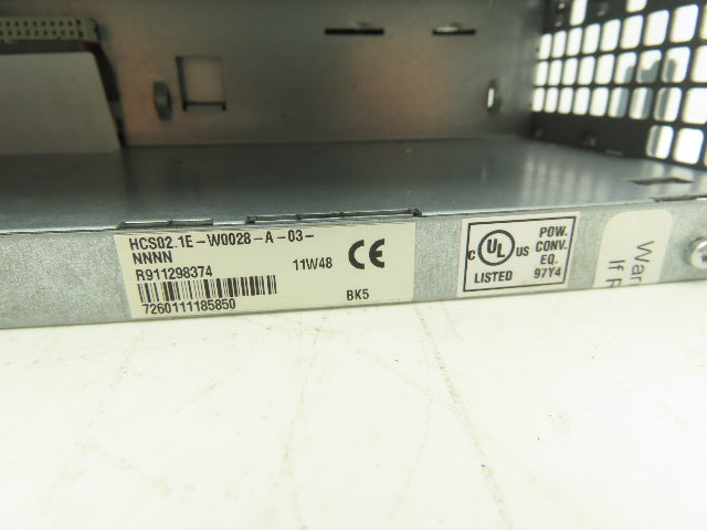 Rexroth HCS02.1E-W0028 IndraDrive Servo Drive 3PH 200-500VAC 13A 530VAC 5A