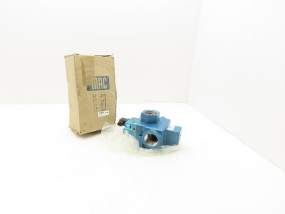 MAC Illig 9109837 58D-36-611JA-EB09 3 Way Pneumatic Air Valve Pilot 24V 1-1/2"