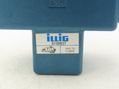 MAC Illig 9109837 58D-36-611JA-EB09 3 Way Pneumatic Air Valve Pilot 24V 1-1/2"