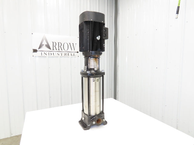 Grundfos CR10-12 A-A-A-E-HQQE Centrifugal Inline Pump 5.5kw 480V 3PH 44 GPM