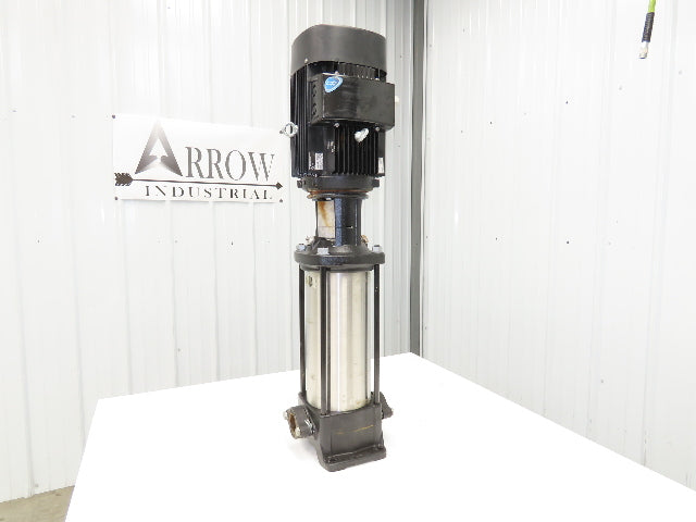Grundfos CR10-12 A-A-A-E-HQQE Centrifugal Inline Pump 5.5kw 480V 3PH 44 GPM