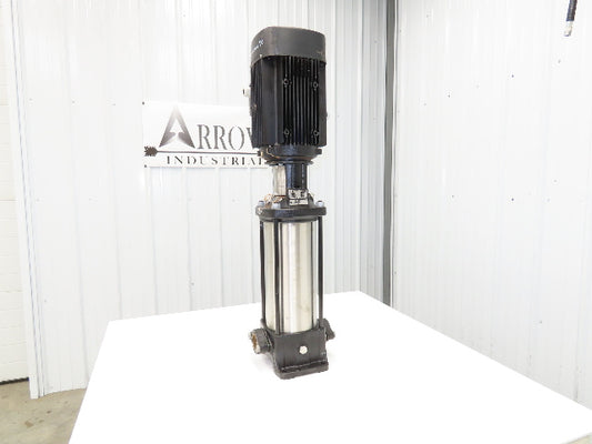 Grundfos CR10-12 A-A-A-E-HQQE Centrifugal Inline Pump 5.5kw 480V 3PH 44 GPM