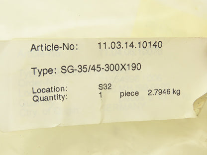Schmalz 11.03.14.10140/2 Bag & Sack Vacuum Gripper 12-1/4" x 8-1/4" Sealing Area