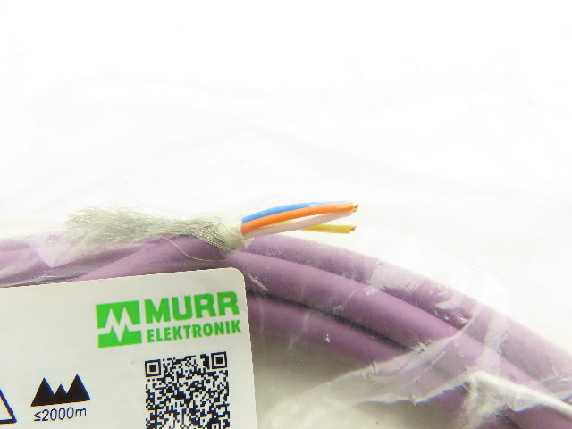 Murr Elektronik 7000-14541-7980500 4-Pin M12 Male 0° w/Cable 5m Length Lot of 2