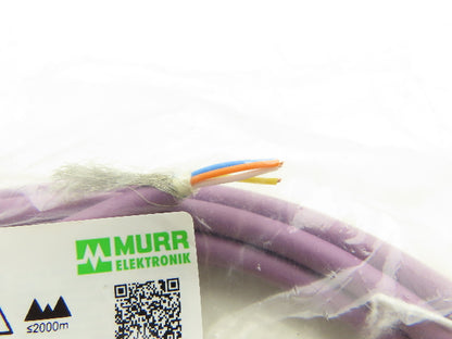 Murr Elektronik 7000-14541-7980500 4-Pin M12 Male 0° w/Cable 5m Length Lot of 2