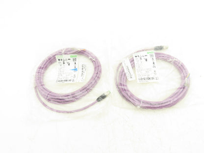 Murr Elektronik 7000-14541-7980500 4-Pin M12 Male 0° w/Cable 5m Length Lot of 2