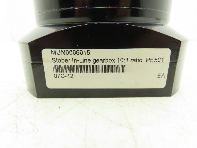 Stober PE521SPSS0100ME Planetary Gearbox 10:1 Reducer 250 RPM Size 5 Inline