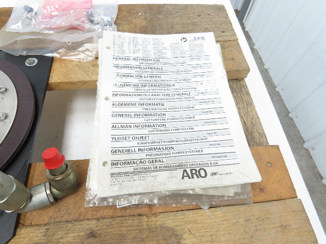 ARO NM2322-E-11-P43 Pneumatic Extrusion Piston Pump 5 Gal Pail Lifter Unloader