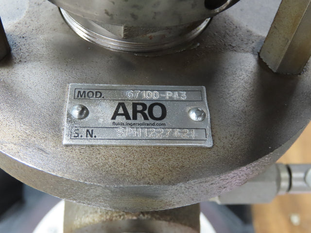 ARO NM2322-E-11-P43 Pneumatic Extrusion Piston Pump 5 Gal Pail Lifter Unloader