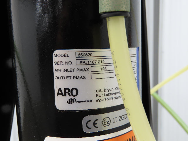 ARO NM2322-E-11-P43 Pneumatic Extrusion Piston Pump 5 Gal Pail Lifter Unloader