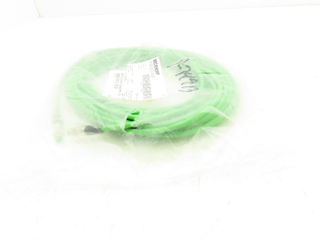 Beckhoff ZK 1090-3131-3150 EtherCAT/Ethernet M8 4-Pin Male Straight x2 Cable 15m