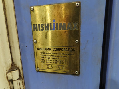 Nishijimax NHC-070NC Automatic CNC Circular Steel Cold Saw 10Hp 230V 2.75" 70mm