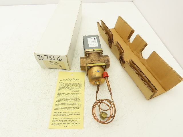 Johnson Controls V46AC-1C Water Valve 3/4" NPT 150 PSI Set 105 Range 70-260 PSIG