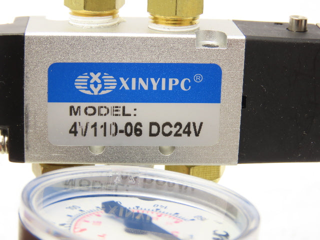 SMC AW20-N01-CZ-B Pneumatic Air Filter Regulator Solenoid Valve 125psi Lot of 2