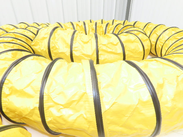 Allegro 8" Manhole Blower Ducting 25' L Retractable Lightweight Yellow/Black