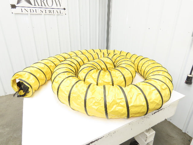 Allegro 8" Manhole Blower Ducting 25' L Retractable Lightweight Yellow/Black