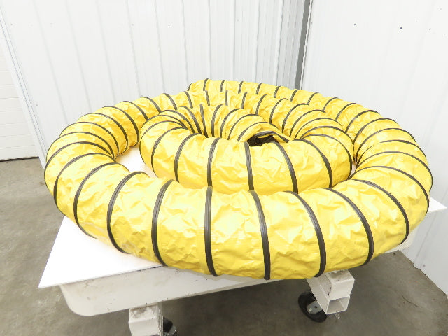 Allegro 8" Manhole Blower Ducting 25' L Retractable Lightweight Yellow/Black