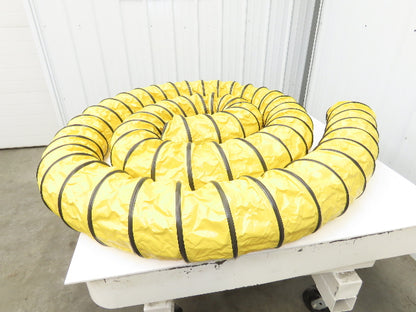 Allegro 8" Manhole Blower Ducting 25' L Retractable Lightweight Yellow/Black