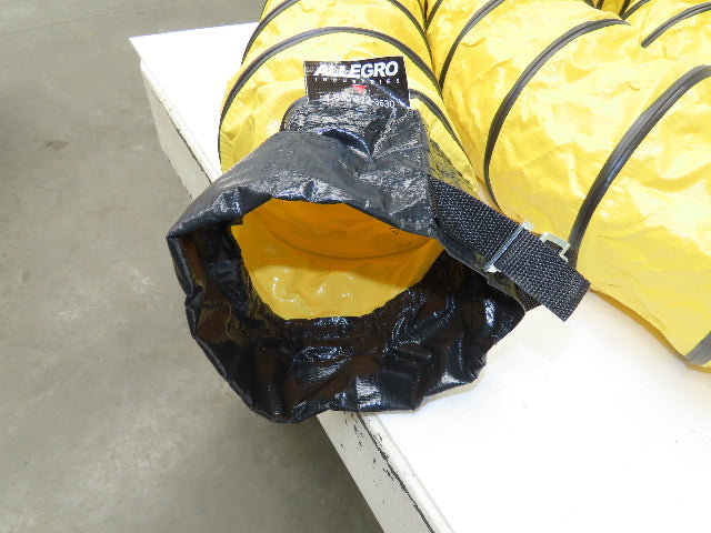 Allegro 8" Manhole Blower Ducting 25' L Retractable Lightweight Yellow/Black