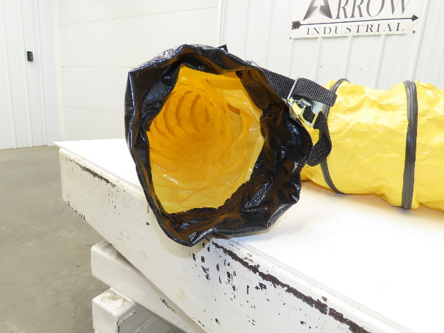 Allegro 8" Manhole Blower Ducting 25' L Retractable Lightweight Yellow/Black