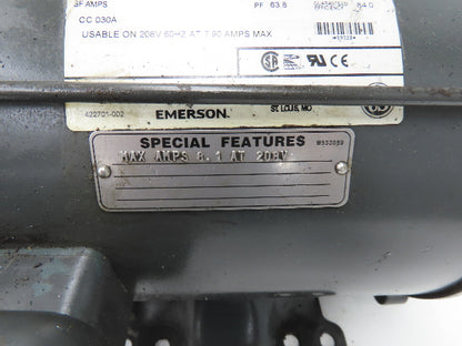 Emerson S932B AC Motor 2Hp 1175 RPM 230/460V 3PH 184T Frame 1-1/8" Shaft
