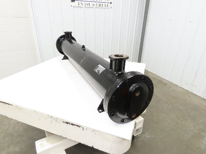GEA Technika FKV-220.54 123-W2 N2 Shell & Tube Heat Exchanger 2"NPT SAE 62.5"OAL