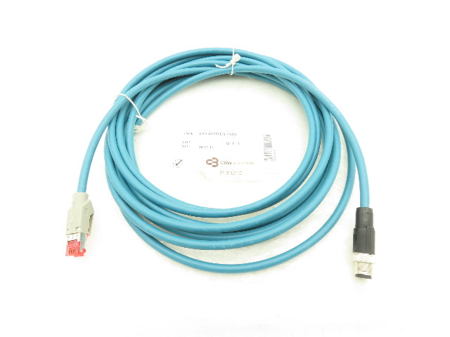 SMC EX9-AC050EN-PSRJ Serial Interface Connector Cable 4-pin M12 - Ethernet EX300