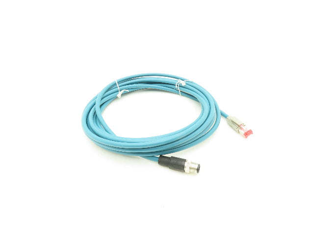 SMC EX9-AC050EN-PSRJ Serial Interface Connector Cable 4-pin M12 - Ethernet EX300