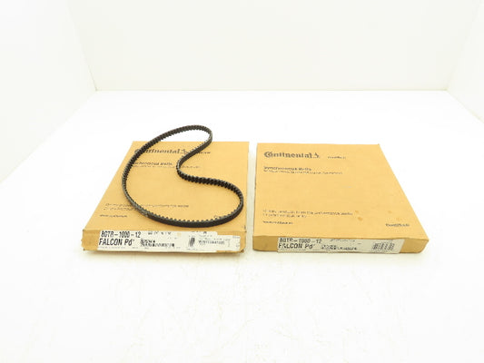 Continental 8GTR-1000-12 Falcon Timing Belt 8mm Pitch 125 Teeth 36mm W Lot of 2