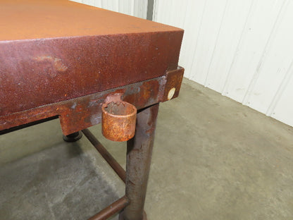 3-1/2" Steel Top Machine Base Welding Table Work Bench 48x30" Top 31.5" H
